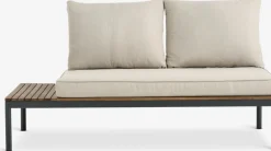 HOUConjunto jardín HOU con chaise longue 3 plazas madera dura