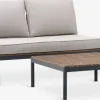 HOUConjunto muebles jardín HOU 2 plazas madera dura