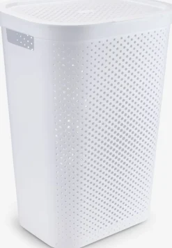 INFINITYCesta para ropa INFINITY plástico blanco