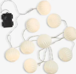 ISFUGLGuirnalda de luces exterior ISFUGL L315cm 10 LED blanco
