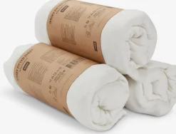JANNEBASICSábana bajera ajustable de jersey JANNE 90x200x30 blanco