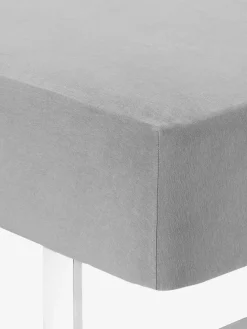 JANNEBASICSábana bajera ajustable de jersey JANNE 90x200x30 gris