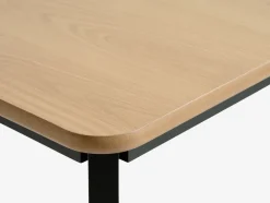 JEGINDMesa de comedor JEGIND 80x130 roble natural/negro