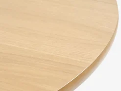 JEGINDMesa de comedor JEGIND Ø105 roble natural/negro