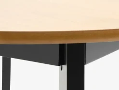 JEGINDMesa de comedor JEGIND Ø105 roble natural/negro