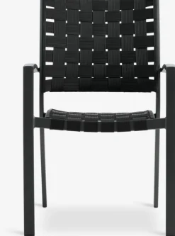 JEKSENSilla apilable JEKSEN negro