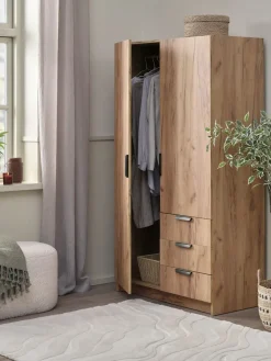 JENSLEVArmario JENSLEV 96x176 2 puertas color roble salvaje natural