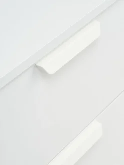 JENSLEVCómoda JENSLEV 4 cajones 1 puerta blanco