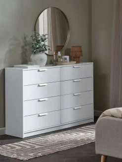 JENSLEVCómoda JENSLEV 4+4 cajones blanco