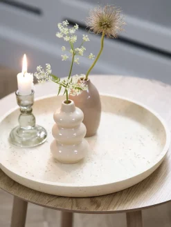 JENSUFFEBandeja decorativa JENSUFFE Ø30xA3cm beis
