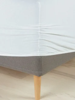 JETTEGOLDSábana bajera ajustable de jersey JETTE 90x200x35 blanco