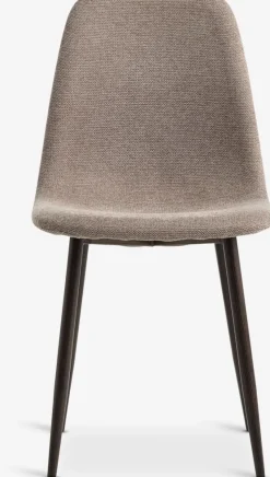 JONSTRUPSilla de comedor JONSTRUP tela beis/color roble oscuro
