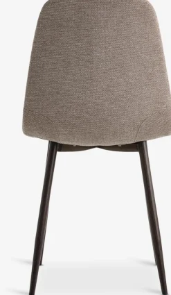 JONSTRUPSilla de comedor JONSTRUP tela beis/color roble oscuro