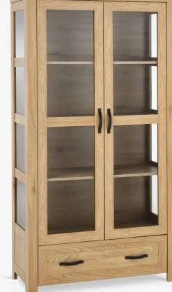 JUNGENVitrina JUNGEN 2 puertas 1 cajón color roble cálido