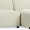 JYLLINGESofá JYLLINGE chaise longue felpa beis