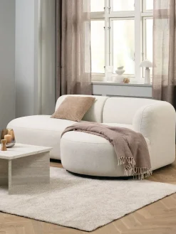 JYLLINGESofá JYLLINGE chaise longue felpa beis