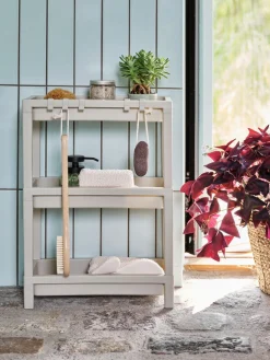 KAREBYEstantería para baño KAREBY beis