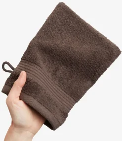 KARLSTADGOLDManopla de baño KARLSTAD 15x21 marrón oscuro