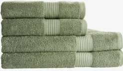 KARLSTADGOLDToalla de mano KARLSTAD 50x100 verde militar