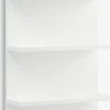 KARSTOFTEstante de pared KARSTOFT 4 estantes blanco