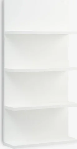 KARSTOFTEstante de pared KARSTOFT 4 estantes blanco