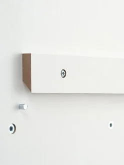 KARSTOFTEstante de pared KARSTOFT 4 estantes blanco