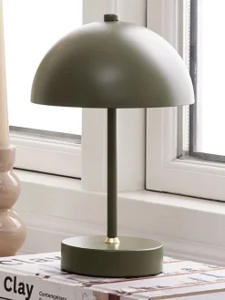 KENTLámpara a pilas KENT Ø16xA25cm verde táctil y temporizador