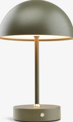 KENTLámpara a pilas KENT Ø16xA25cm verde táctil y temporizador
