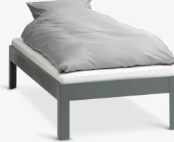 KILDENEstructura cama KILDEN 90x200 gris oscuro