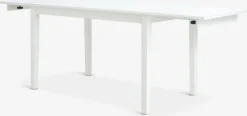 KIRKEBYMesa de comedor KIRKEBY 80x130/220 blanco