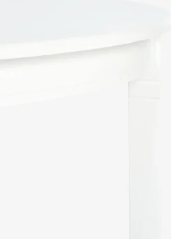 KIRKEBYMesa de comedor KIRKEBY Ø110 blanco