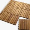 KNEKKANDBaldosa exterior KNEKKAND A30xL30 madera dura 9 unidades