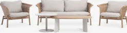 KOEPINGConjunto muebles jardín KOEPING 4,5 plazas natural