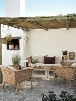 KOEPINGConjunto muebles jardín KOEPING 4,5 plazas natural