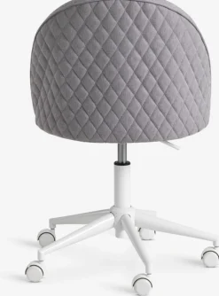 KOKKEDALSilla de escritorio KOKKEDAL tela gris/blanco