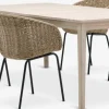 KOLLEN + TUERNEMesa KOLLEN L205 madera dura + 4 sillas TUERNE natural