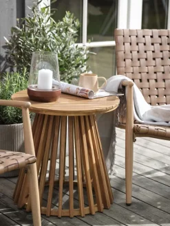KRAGEVIGMesa auxiliar KRAGEVIG Ø50xA50 madera dura