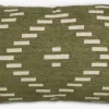 KROKUSCojín KROKUS 40x60 chenilla verde/beis