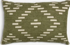 KROKUSCojín KROKUS 40x60 chenilla verde/beis