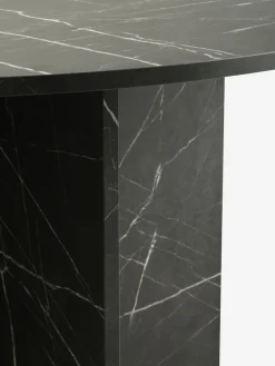 KRONDALMesa de comedor KRONDAL Ø110 color mármol negro