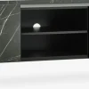 KRONDALMueble TV KRONDAL 2 puertas color mármol/negro