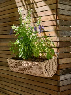 KUBBJardinera para balcón KUBB A18xL50xA16 natural
