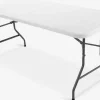 KULESKOGMesa plegable KULESKOG A75xL180 blanco