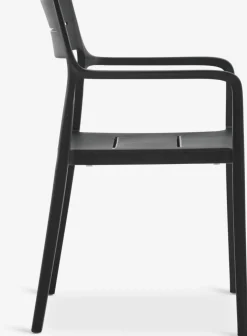 KUMLA + INGSTRUPMesa KUMLA L200 gris + 4 sillas INGSTRUP negro