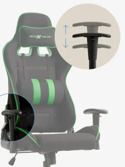 LAMDRUPSilla gaming LAMDRUP negro/verde
