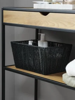 LARSEMILCesta LARSEMIL A23xL33xA17cm negro