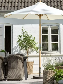 LEMVIGSombrilla inclinable LEMVIG Ø300 blanco crudo