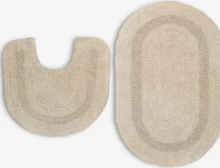 LERDALABASICJuego de alfombrillas de baño LERDALA 2 unidades beis