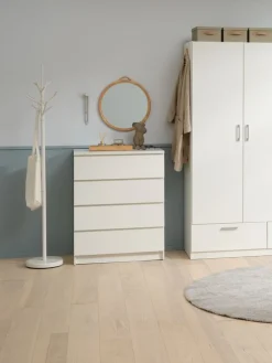 LIMFJORDENCómoda LIMFJORDEN 4 cajones blanco
