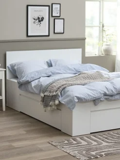 LIMFJORDENEstructura cama LIMFJORDEN 135x190 3 cajones blanco